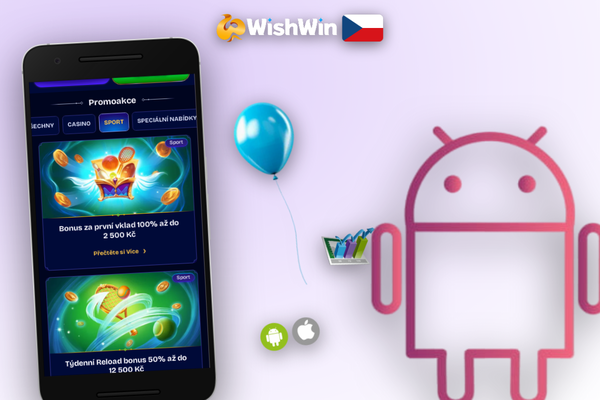 Zadání promo kódu STARCZ250 v pokladně Wishwin Kasino pro bonus za registraci