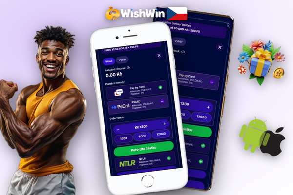 Výběr správné krypto sítě při nabití účtu ve Wishwin Kasinu