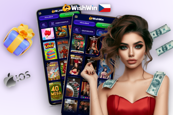 Registrace do Wishwin Kasino na mobilu s katalogem přes 6 000 her