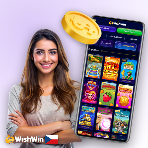Wishwin Kasino uvítací bonus 250 % až do 75 000 Kč a 400 free spinů