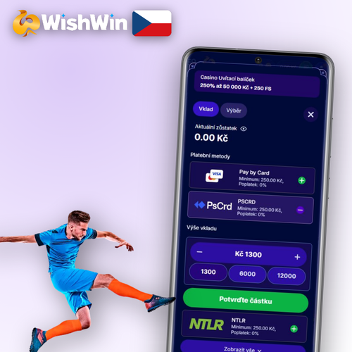 Wishwin Kasino vklad přes karty, e-peněženky a kryptoměny na jednom místě