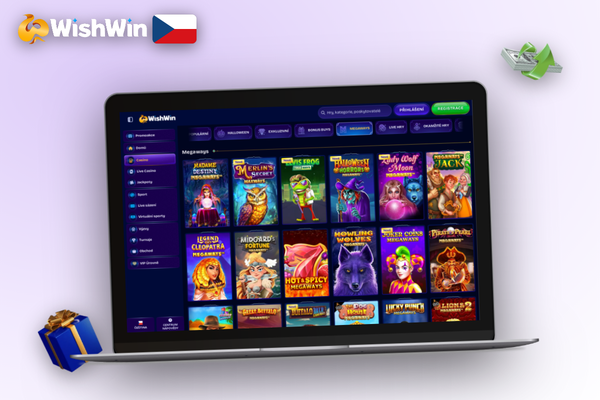 Pokladna Wishwin Kasino pro PC se Visa, Mastercard, Skrill a kryptoměnami